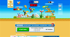 Desktop Screenshot of jeuxmariogratuits.fr
