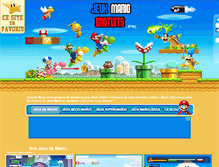 Tablet Screenshot of jeuxmariogratuits.fr